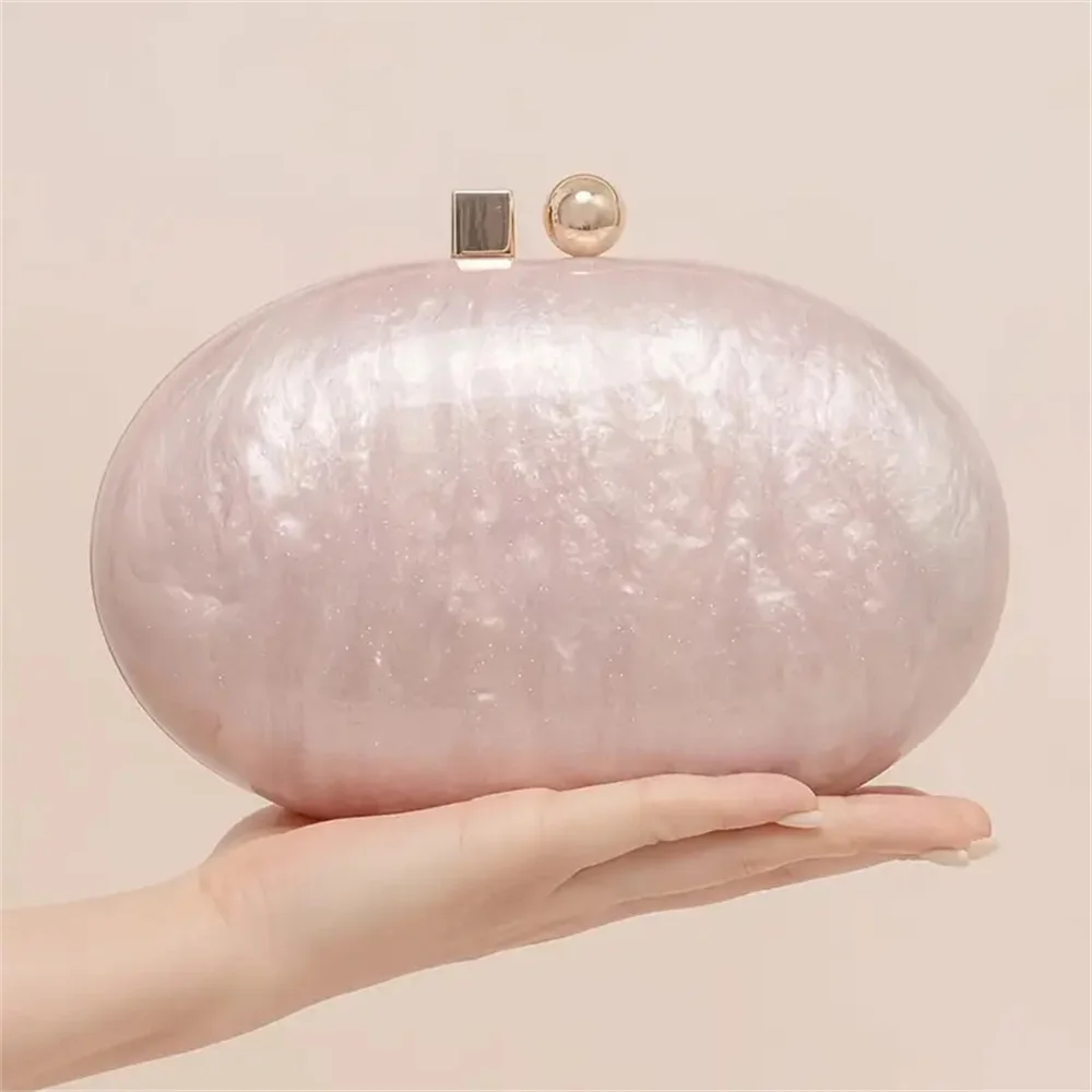 Egg Acrylic Evening Bag Fashionable Clutch Purse Beach Women Party Banquet Dress Chain Ladies Cross-Border New Model Handbag
Egg Acrylic Evening Bag Fashionable Clutch Purse Beach Women Party Banquet Dress Chain Ladies Cross-Border New Model Handbag