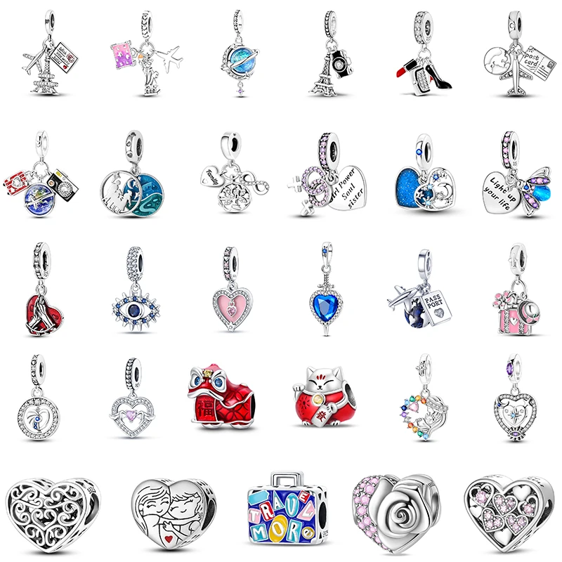 Charming Original 925 Sterling Silver Hot-selling New Style Charm Beads Travel Rose Blessing Cat Original Classic DIY Jewelry
Charming Original 925 Sterling Silver Hot-selling New Style Charm Beads Travel Rose Blessing Cat Original Classic DIY Jewelry
