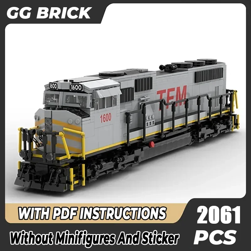 Популярные строительные блоки Locomotive Moc TFM SD70MAC, модель, технология, кирпичи, сделай сам, сборка поезда, механические инструменты, игрушка в подарок
Популярные строительные блоки Locomotive Moc TFM SD70MAC, модель, технология, кирпичи, сделай сам, сборка поезда, механические инструменты, игрушка в подарок