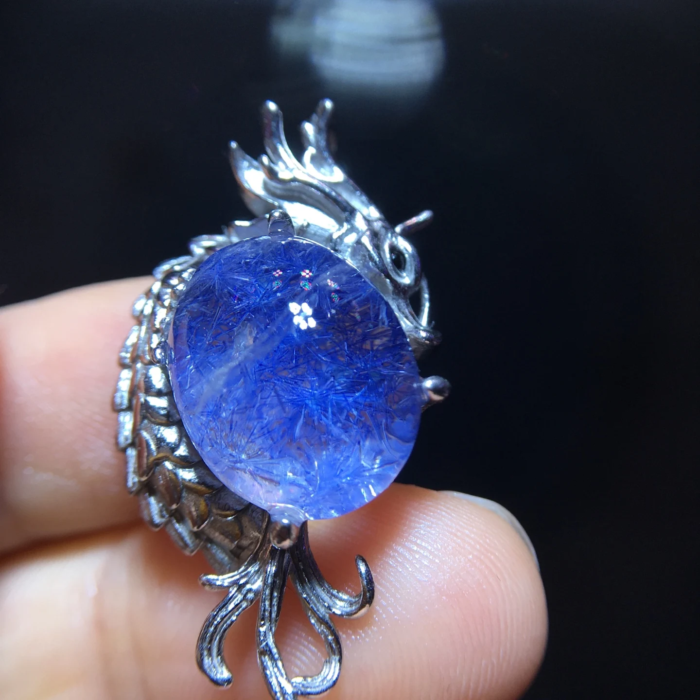 Natural Blue Rutilated Dumortierite Quartz Pendant Clear Flower Necklace 15.7/12.8mm Jewelry AAAAAAA
Natural Blue Rutilated Dumortierite Quartz Pendant Clear Flower Necklace 15.7/12.8mm Jewelry AAAAAAA