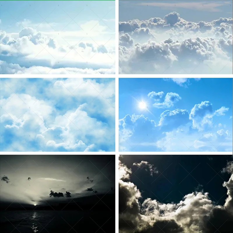 Blue Sky White Cloud Booth Props Background Dark Cloudly Sunset Natural Landscape Party Decor Kid Photography Photo Backdrop
Blue Sky White Cloud Booth Props Background Dark Cloudly Sunset Natural Landscape Party Decor Kid Photography Photo Backdrop