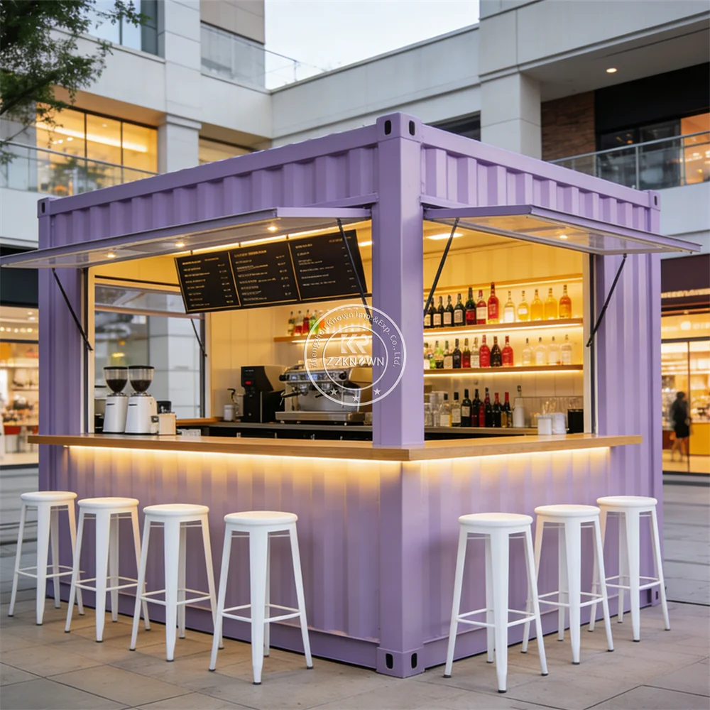 Premium Mobile Container Bar Outdoor Donut Waffle Container Kiosk Dessert Restaurant Fast Food Container Restaurant For Sale
Premium Mobile Container Bar Outdoor Donut Waffle Container Kiosk Dessert Restaurant Fast Food Container Restaurant For Sale