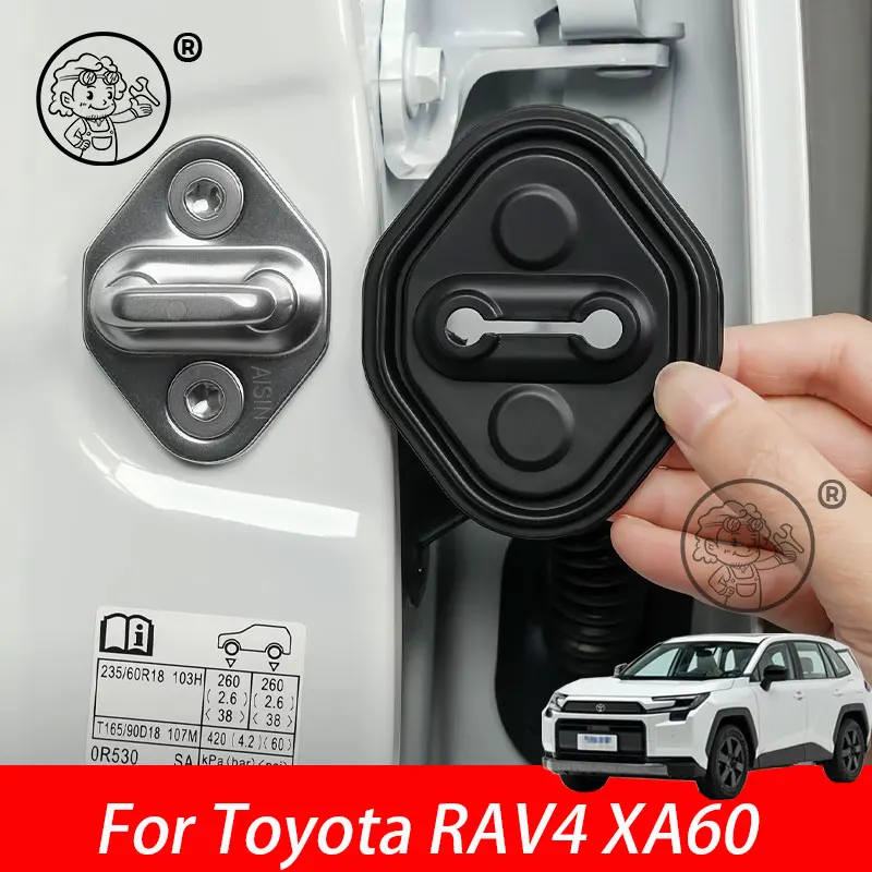 For Toyota RAV4 XA60 6TH 2026 2027 Car Silicone Door Lock Protective Cover Anti-Collision Shock Absorbing Pad Accessories
For Toyota RAV4 XA60 6TH 2026 2027 Car Silicone Door Lock Protective Cover Anti-Collision Shock Absorbing Pad Accessories