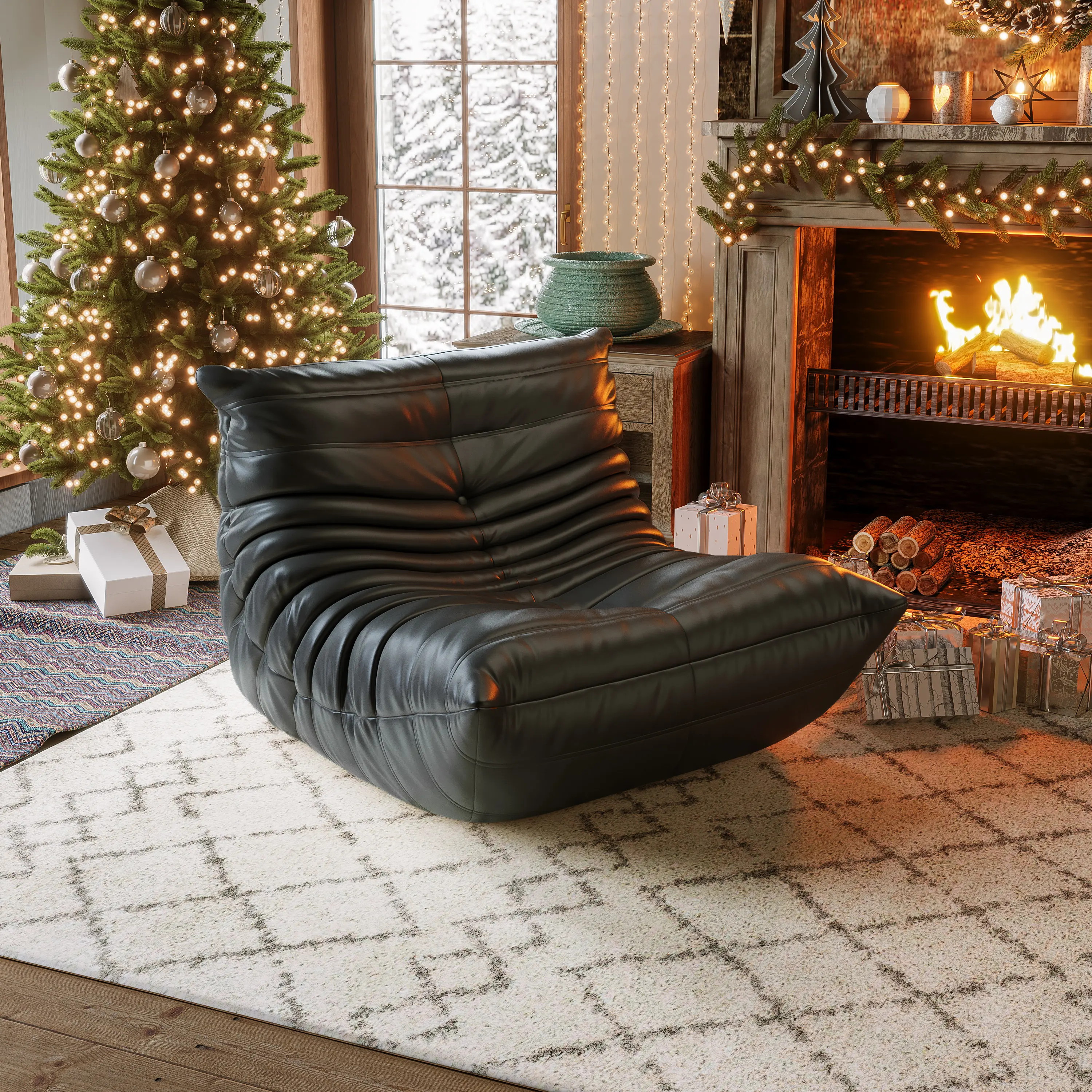 Togo Sofa Couch Chair, Beanbag Sofa Chairs, Lounge Armless Sofa, Filled by High Density Memory Foam,3 color materials available
Togo Sofa Couch Chair, Beanbag Sofa Chairs, Lounge Armless Sofa, Filled by High Density Memory Foam,3 color materials available