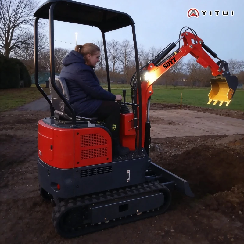 Household Mini Excavator 1.2 Tons Anti-Slip And Wear-Resistant Track Farm & Agriculture Stable Operation Customized
Household Mini Excavator 1.2 Tons Anti-Slip And Wear-Resistant Track Farm & Agriculture Stable Operation Customized