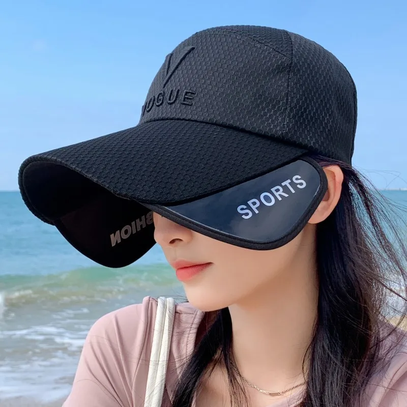 V Standard Summer Sunhat Women's Anti-ultraviolet Telescopic Boutique Baseball Cap Breathable Mesh Hat Outdoor Sports Sun Hat
V Standard Summer Sunhat Women's Anti-ultraviolet Telescopic Boutique Baseball Cap Breathable Mesh Hat Outdoor Sports Sun Hat