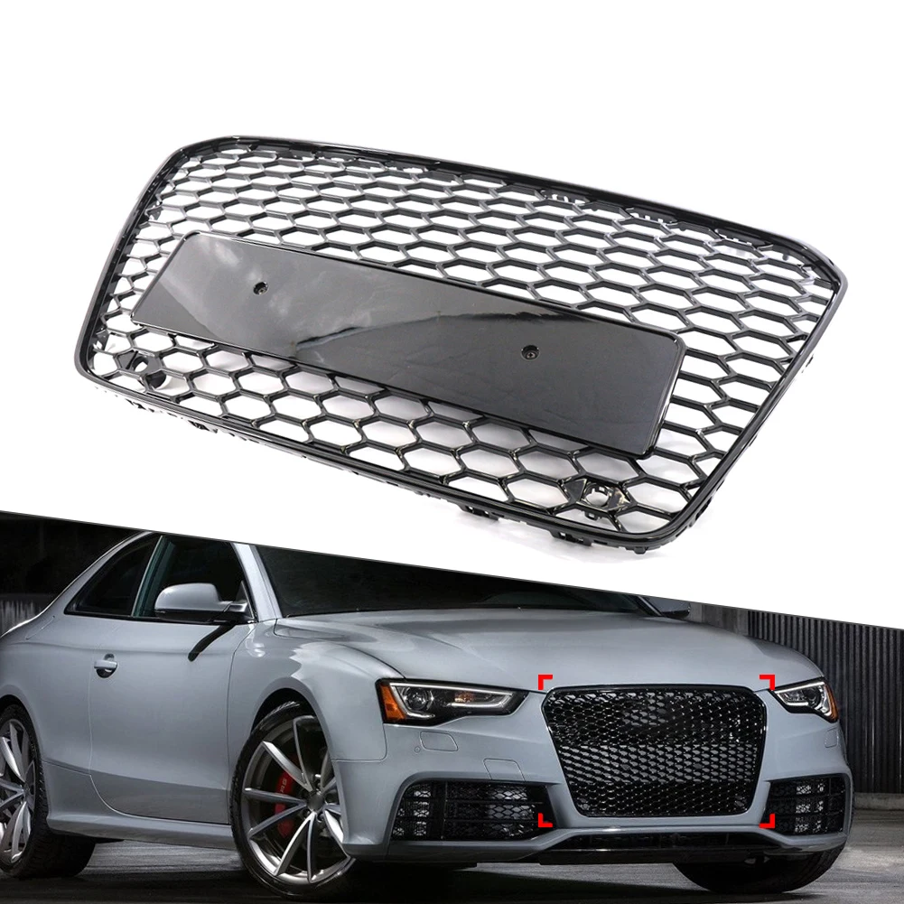 Front Bumper Radiator Grille Mesh Protective Grill Glossy Black For Audi A5 S5 12-17 For RS5 13-16 European Models 8T0853651KT94
Front Bumper Radiator Grille Mesh Protective Grill Glossy Black For Audi A5 S5 12-17 For RS5 13-16 European Models 8T0853651KT94