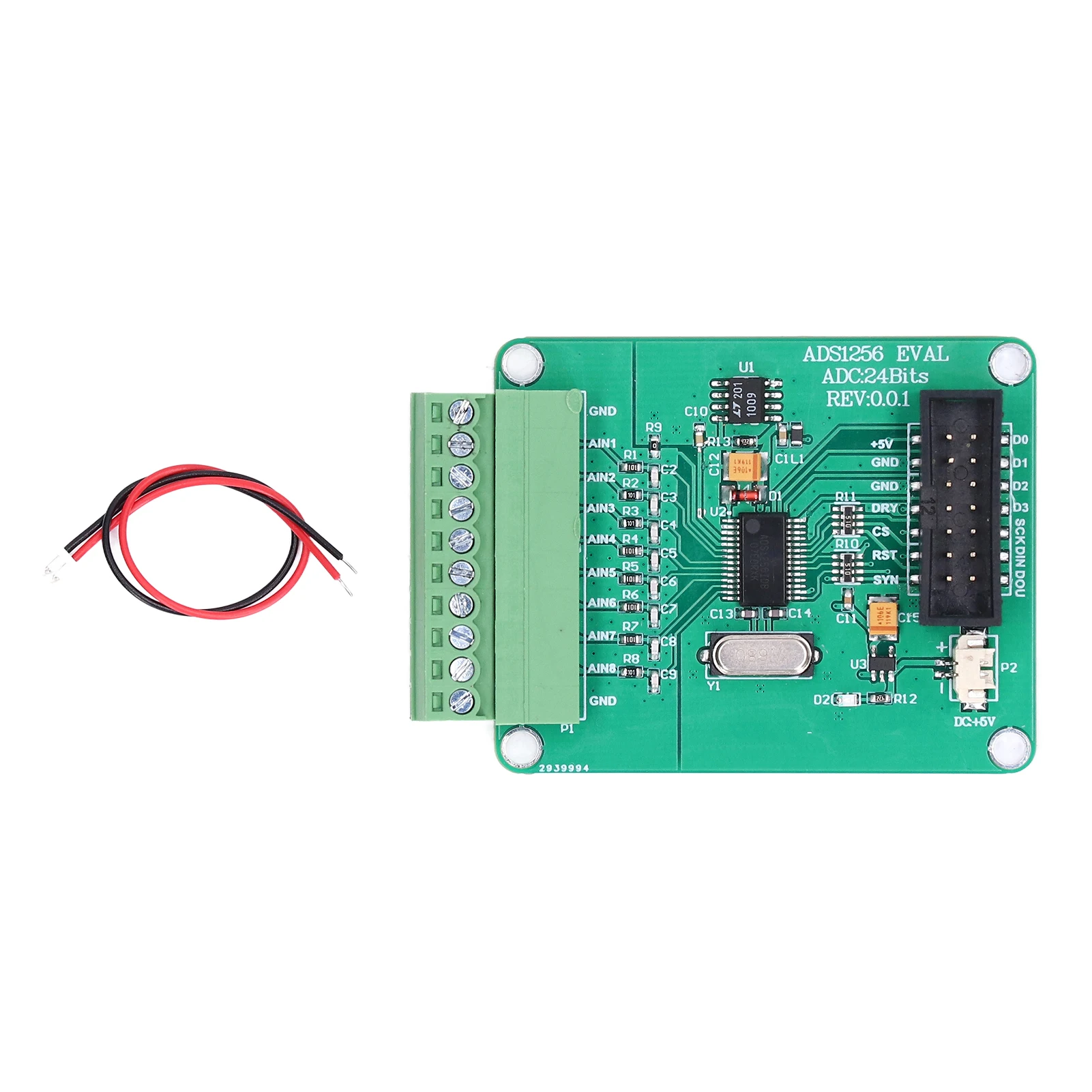 24 Bit Data Acquisition Module Data Acquisition Module 24 Bit 8 Channel High Accuracy ADS1256 Collecting Data Acquisition Card
24 Bit Data Acquisition Module Data Acquisition Module 24 Bit 8 Channel High Accuracy ADS1256 Collecting Data Acquisition Card