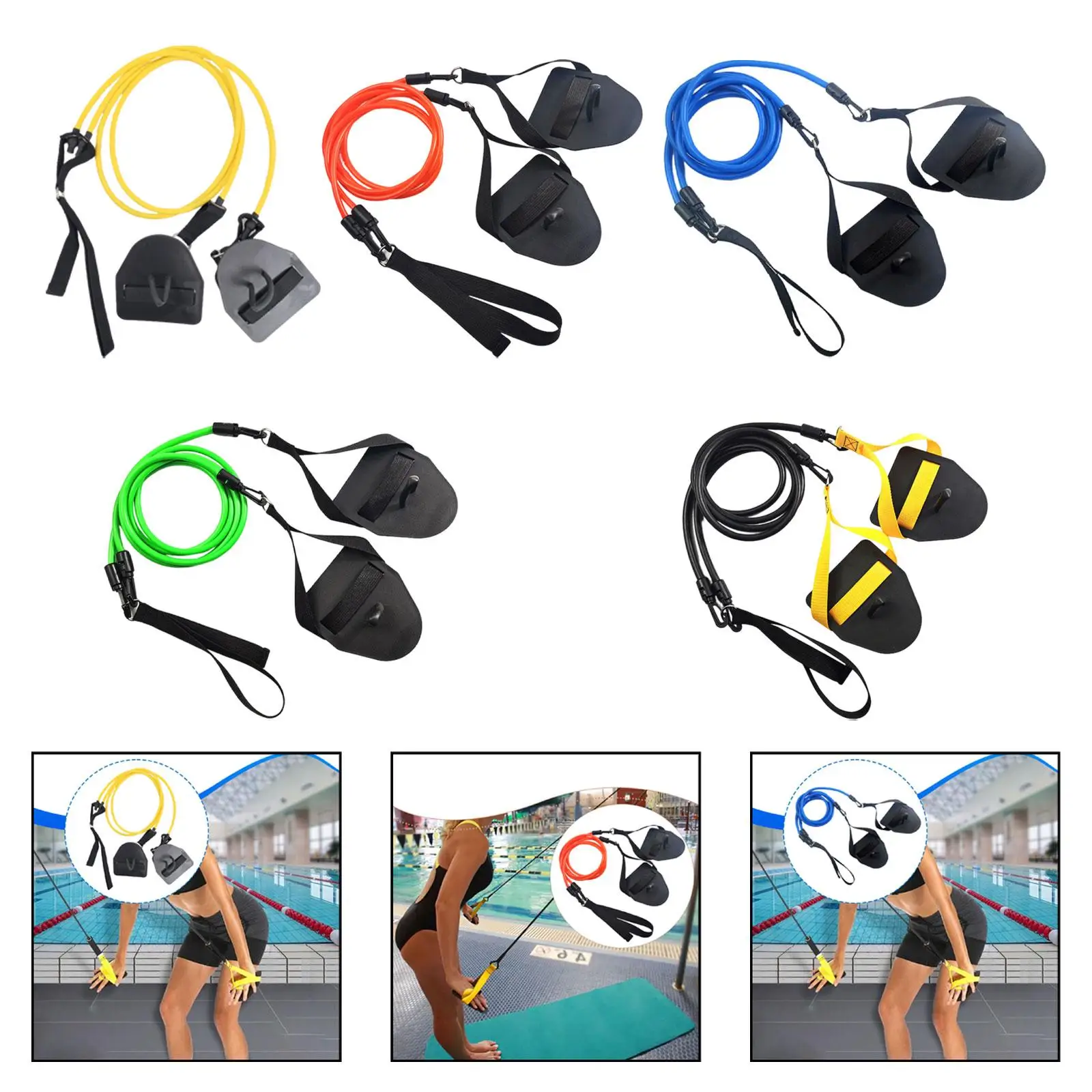 Swimming Arm Strength Elastic Band Fitness for Men Women with Hand Paddles Pilates Professional Resistance Bands
Swimming Arm Strength Elastic Band Fitness for Men Women with Hand Paddles Pilates Professional Resistance Bands