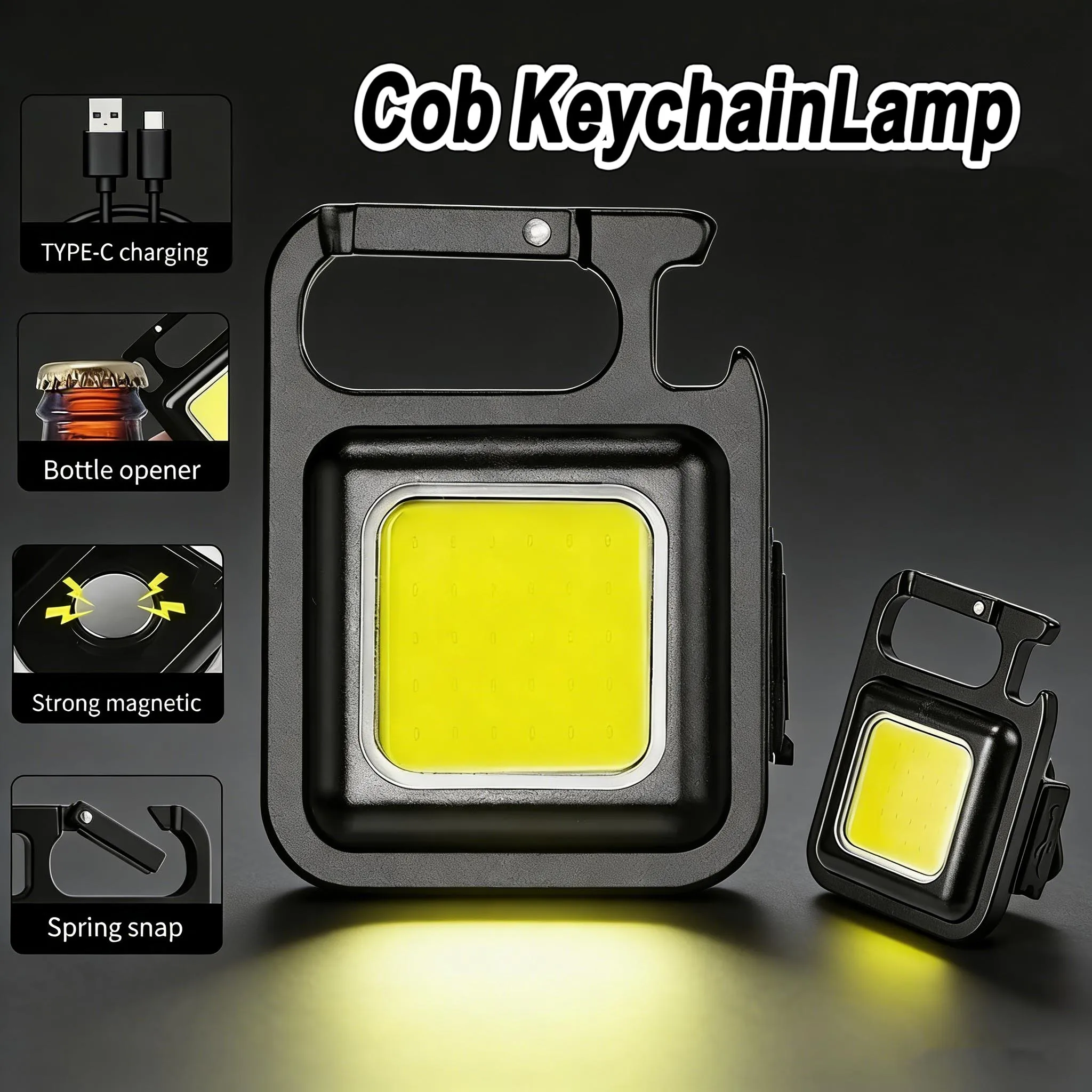 LED Working Light USB Rechargeable Mini Flashlight Portable Bright Keychain Pocket Clip Lantern Outdoor Hiking Fishing Camping
LED Working Light USB Rechargeable Mini Flashlight Portable Bright Keychain Pocket Clip Lantern Outdoor Hiking Fishing Camping