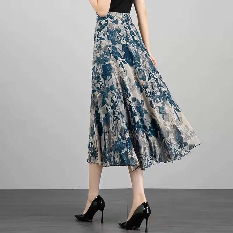 Юбка миди А-силуэта из шифона с цветочным принтом, с завышенной талией, расклешенная, для женщин, 2026
Юбка миди А-силуэта из шифона с цветочным принтом, с завышенной талией, расклешенная, для женщин, 2026