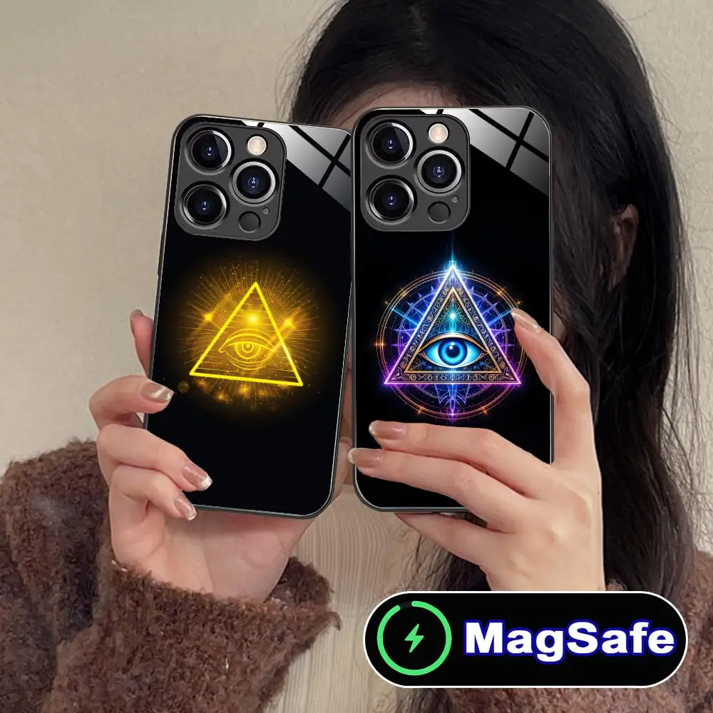 Чехол для мобильного телефона Providence Eye для iPhone 17, 16, 15, 14, 13, 12, 11 Pro Max Plus Mini MagSafe, стеклянный цветной чехол, красивый смартфон
Чехол для мобильного телефона Providence Eye для iPhone 17, 16, 15, 14, 13, 12, 11 Pro Max Plus Mini MagSafe, стеклянный цветной чехол, красивый смартфон