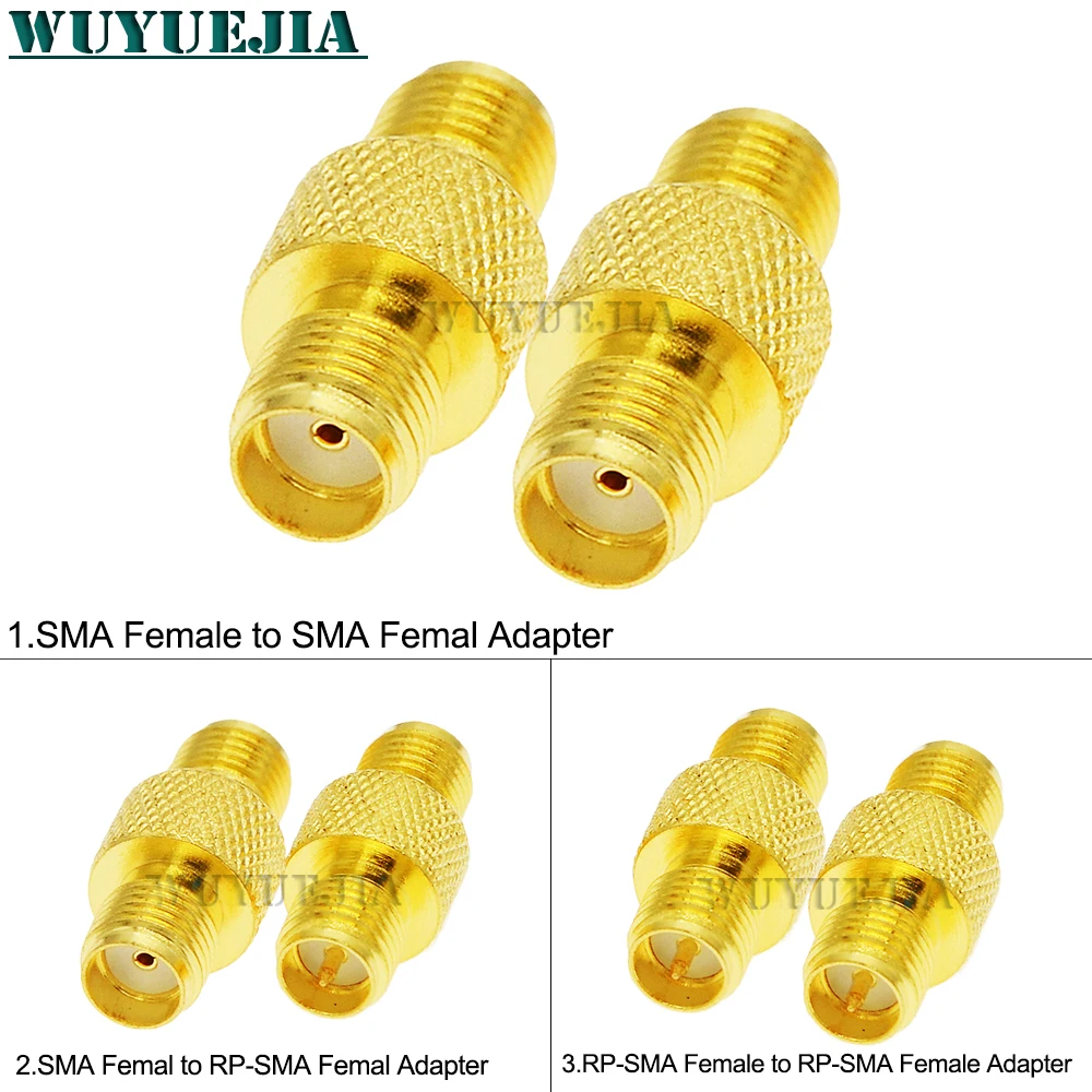 2Pcs/Lot RF Adapter SMA RP-SMA Type Male Plug to Female Jack SMA Hole or SMA Pin Coaxial Connector 50 ohm Gold Plated Brass
2Pcs/Lot RF Adapter SMA RP-SMA Type Male Plug to Female Jack SMA Hole or SMA Pin Coaxial Connector 50 ohm Gold Plated Brass
