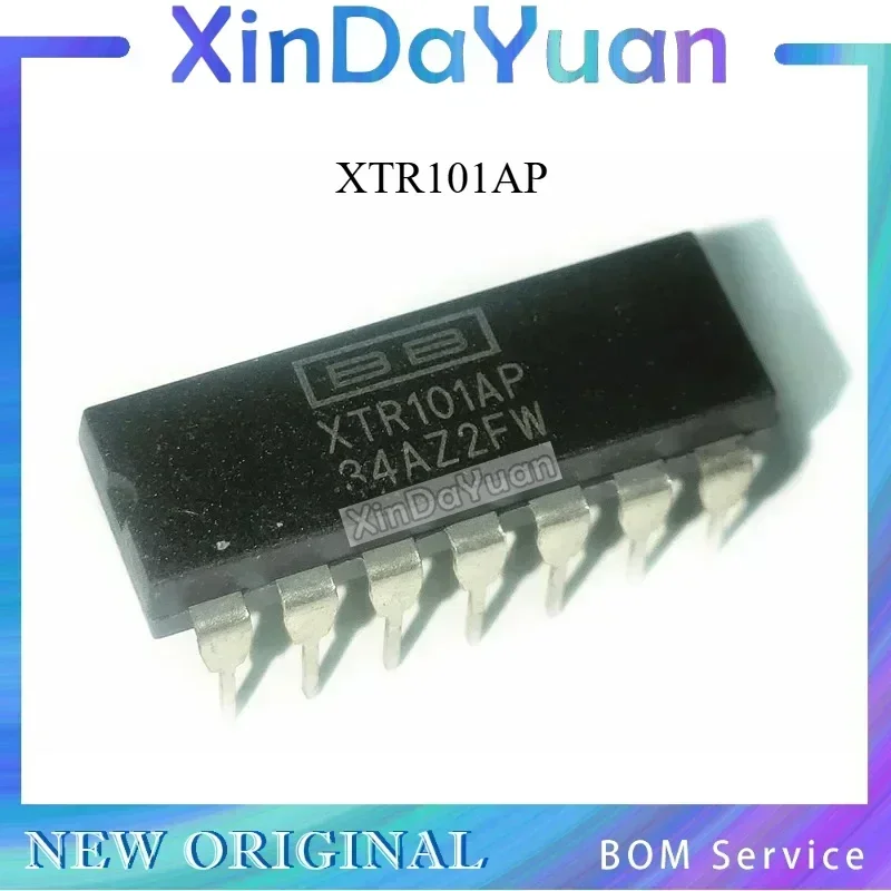 5 pcs XTR101AP XTR101 DIP-14 Sensor/probe Interface Chip
5 pcs XTR101AP XTR101 DIP-14 Sensor/probe Interface Chip
