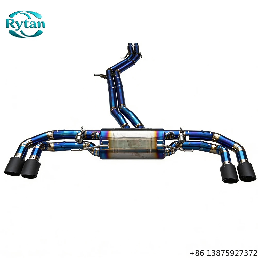 Выхлопная система Rytan Valved Titanium Blue Valvetronic Catback для RSQ8 4.0T 2021-2022 годов
Выхлопная система Rytan Valved Titanium Blue Valvetronic Catback для RSQ8 4.0T 2021-2022 годов