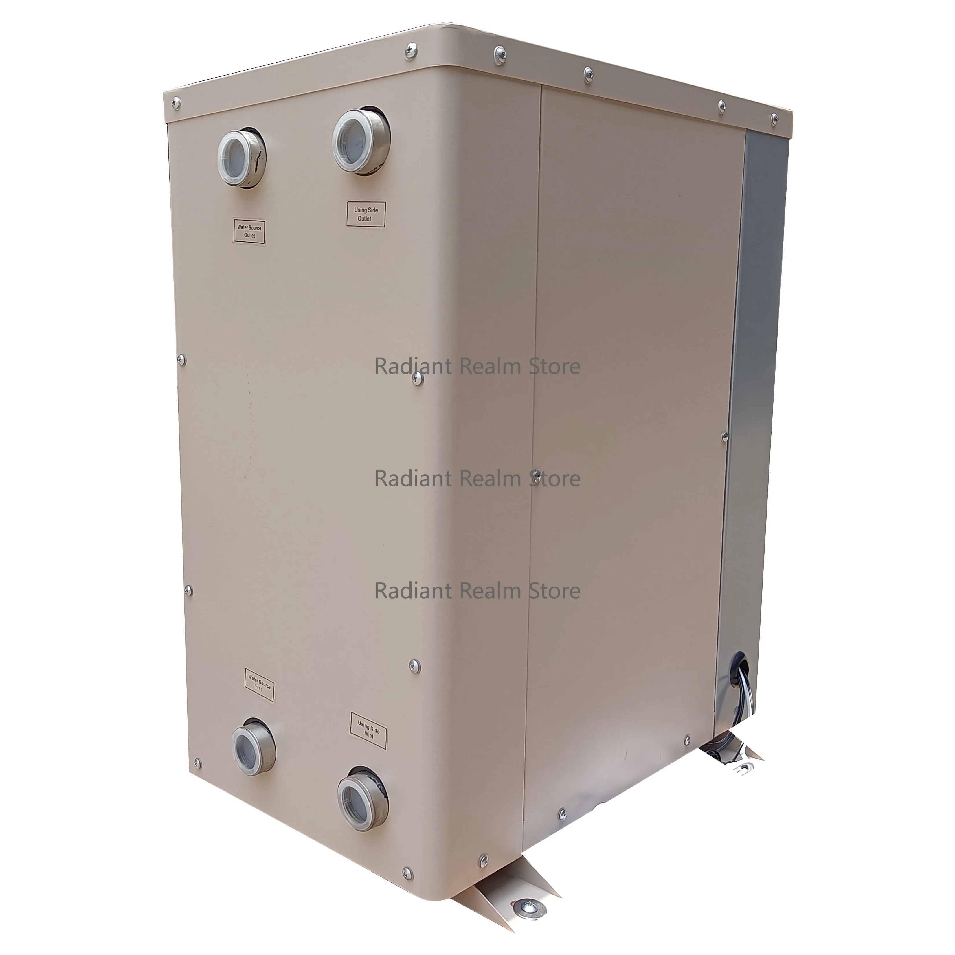 7kw Water to Water Heat Pump Geothermal Heat Pump R410a or R32DHW Small Domestic Heat Pump No Noise