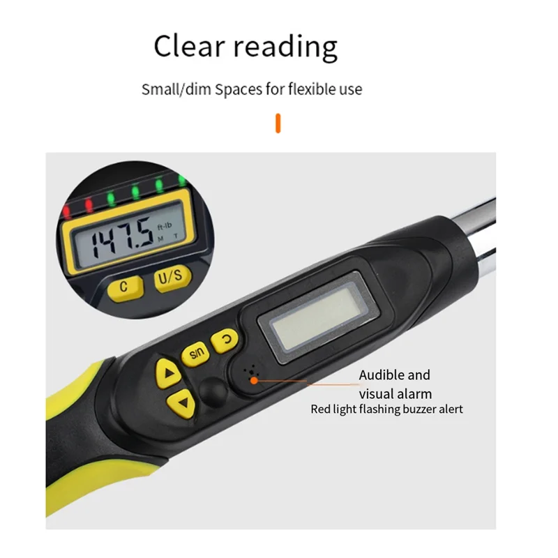 【Best Selling】1/2" 10-200N.M Digital Torque Wrench Professional Torque Adjustable Wrench Bike Car Bicycle Repair Torque Tool Key
【Best Selling】1/2" 10-200N.M Digital Torque Wrench Professional Torque Adjustable Wrench Bike Car Bicycle Repair Torque Tool Key