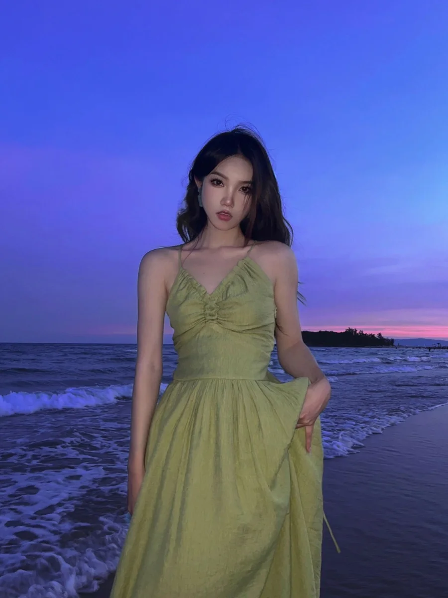 Daydayup Sanya Beach Vaion Fairy T Bal Strap Long Dr Women's Gown V-ne High Waist A-line Summer Tourist Dr
Daydayup Sanya Beach Vaion Fairy T Bal Strap Long Dr Women's Gown V-ne High Waist A-line Summer Tourist Dr
