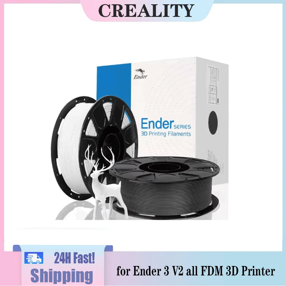 CREALITY 3D 1KG 1.75mm PLA Filament No-Tangling Strong Bonding Dimensional Accuracy +/-0.02mm for Ender 3 V2 all FDM 3D Printer
CREALITY 3D 1KG 1.75mm PLA Filament No-Tangling Strong Bonding Dimensional Accuracy +/-0.02mm for Ender 3 V2 all FDM 3D Printer
