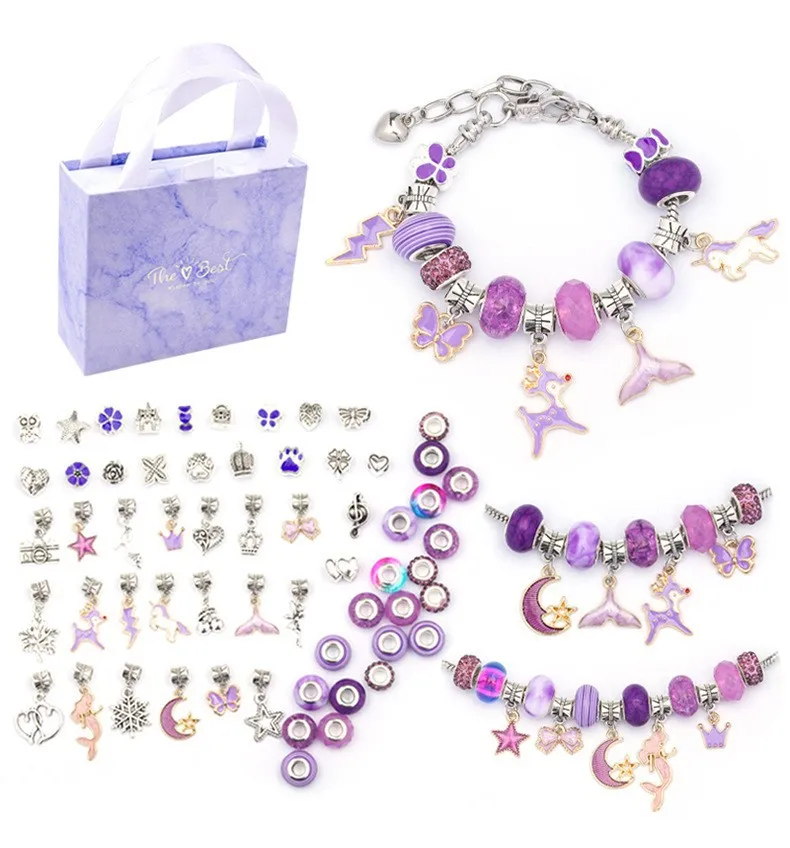 Handmade DIY Big Hole Beaded Exquisite Crystal Bead Bracelet Kit Kids Making Accessorie
Handmade DIY Big Hole Beaded Exquisite Crystal Bead Bracelet Kit Kids Making Accessorie