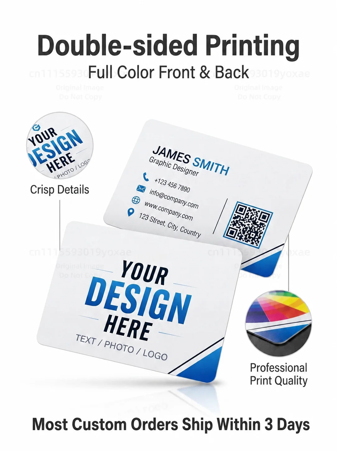 Personalized PVC Business Cards Custom Logo Text Photo QR Code Glossy Matte Frosted Waterproof Name Cards 85x54mm Rounded Corner
Personalized PVC Business Cards Custom Logo Text Photo QR Code Glossy Matte Frosted Waterproof Name Cards 85x54mm Rounded Corner