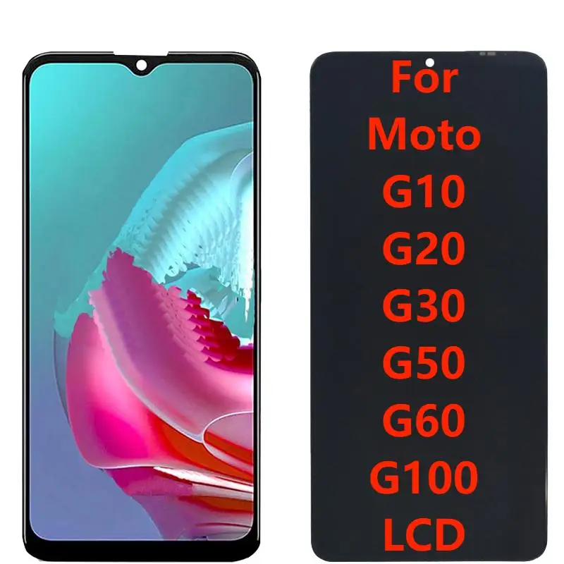 Original For Motorola Moto G10 G20 G30 G50 G60 G100 LCD Display With Frame Touch Screen Digitizer For Moto G30 XT2129-2 LCD
Original For Motorola Moto G10 G20 G30 G50 G60 G100 LCD Display With Frame Touch Screen Digitizer For Moto G30 XT2129-2 LCD