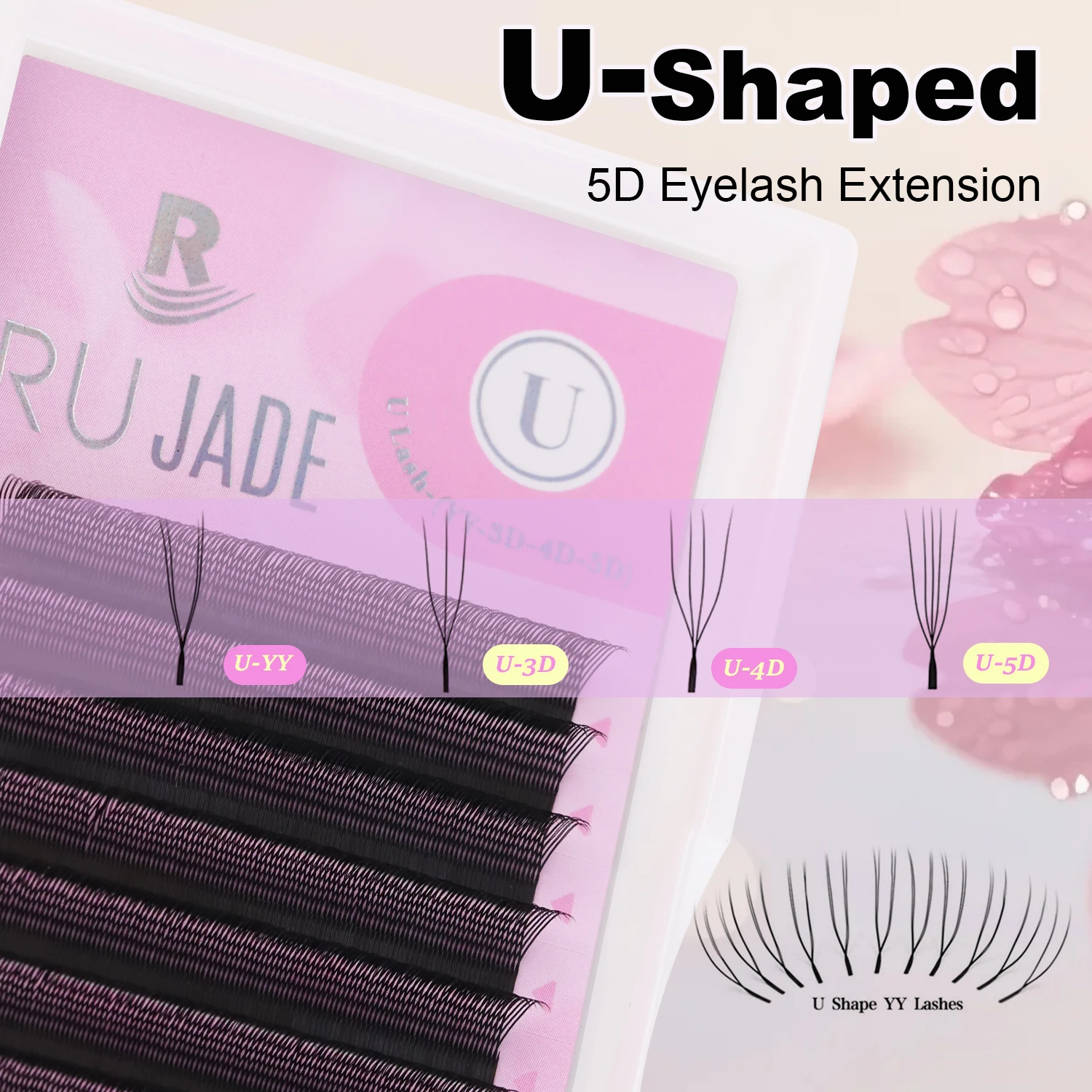 New Style U Shaped Lashes Extension Parallel Flower Fake Eyelashes Cosplay 2D YY Lashes Premade Fans Volume False Lash Makeup
New Style U Shaped Lashes Extension Parallel Flower Fake Eyelashes Cosplay 2D YY Lashes Premade Fans Volume False Lash Makeup