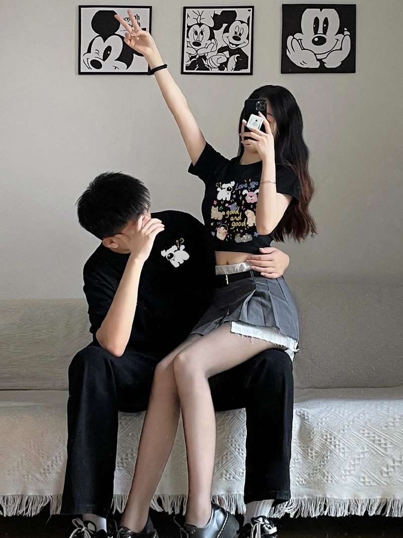 한국인 후기 많은옷 Couple Gift T-shirts Couple Honeymoon Shirt Women Men Short Sleeve Lovers Tee y2k top
한국인 후기 많은옷 Couple Gift T-shirts Couple Honeymoon Shirt Women Men Short Sleeve Lovers Tee y2k top