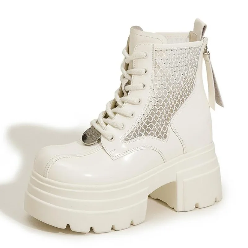 10CM Air Mesh Synthetic Microfiber Sneakers Leather Chunky Heels Women Shoes Casual Breathable New Summer Platform High Brand
10CM Air Mesh Synthetic Microfiber Sneakers Leather Chunky Heels Women Shoes Casual Breathable New Summer Platform High Brand