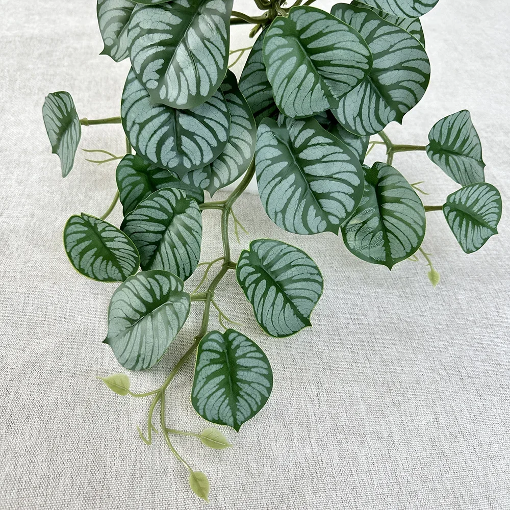 45cm Hanging Vines Artificial Plants Fake Wall Vines Indoor Long Monstera Leafs Hanging Rattan Green Ivy For Room Garden Decor
45cm Hanging Vines Artificial Plants Fake Wall Vines Indoor Long Monstera Leafs Hanging Rattan Green Ivy For Room Garden Decor