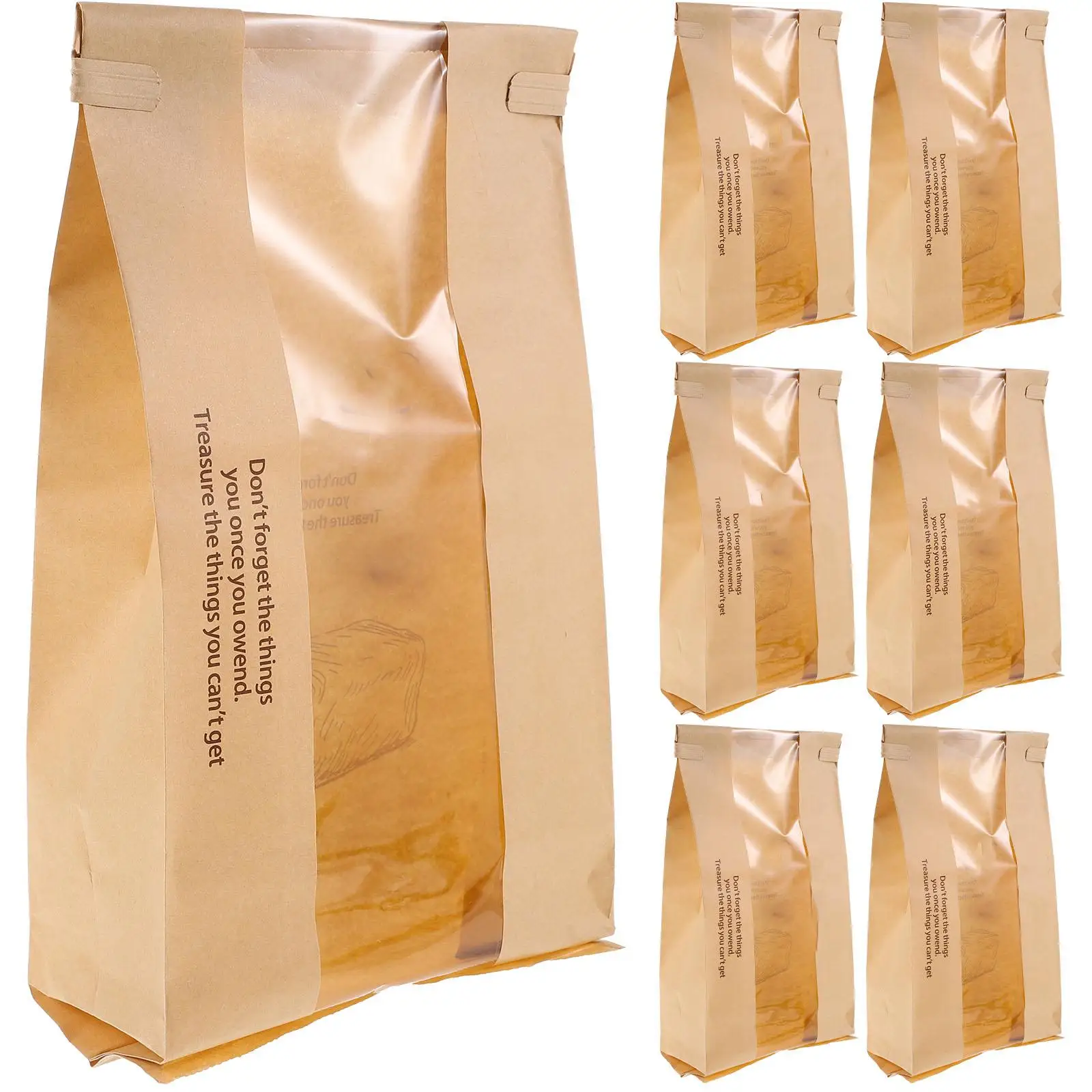 50pcs Iron Buckle Bread Paper Bags 23 5x12x5cm Bakery Snack Cake Cookie Packaging Food Grade Safe Practical Reusable
50pcs Iron Buckle Bread Paper Bags 23 5x12x5cm Bakery Snack Cake Cookie Packaging Food Grade Safe Practical Reusable