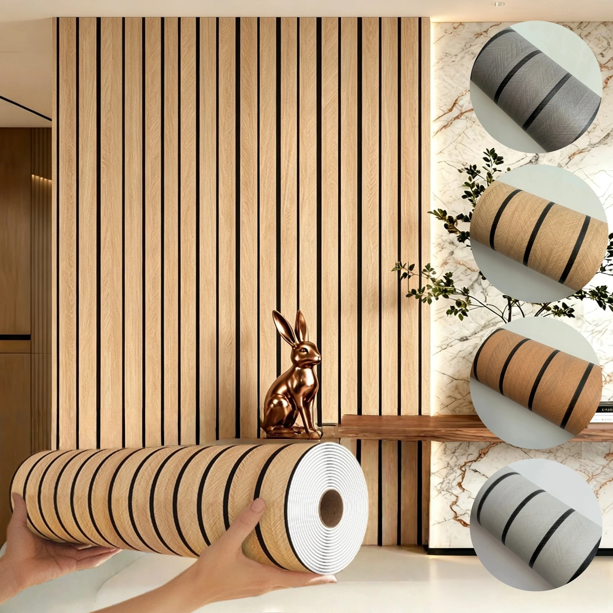 1/2/3Rolls Wall Paper Faux Wood Grain Self-Adhesive Wallpaper for Living Room Bedroom Walls Ceiling PVC Waterproof Wall Stickers
1/2/3Rolls Wall Paper Faux Wood Grain Self-Adhesive Wallpaper for Living Room Bedroom Walls Ceiling PVC Waterproof Wall Stickers