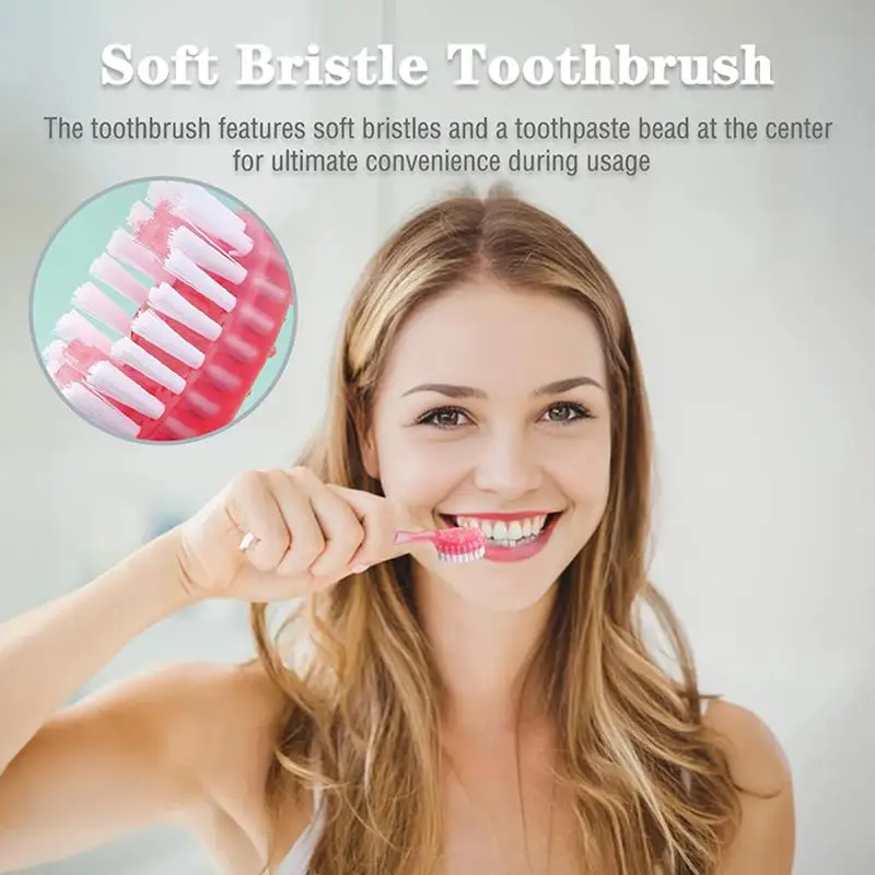 Bursting Bead Toothbrush Disposable Portable 5-in-1 Soft Bristle Dental Floss And Toothpick
Bursting Bead Toothbrush Disposable Portable 5-in-1 Soft Bristle Dental Floss And Toothpick