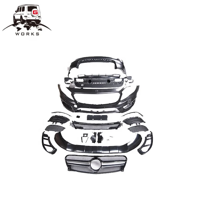STLF2015-2019y GLA Full Set Front Bumper Rear Bumper Front Grille Upgrade to GLA45 Style Body Kits Fit for X156 PP Material Body
STLF2015-2019y GLA Full Set Front Bumper Rear Bumper Front Grille Upgrade to GLA45 Style Body Kits Fit for X156 PP Material Body