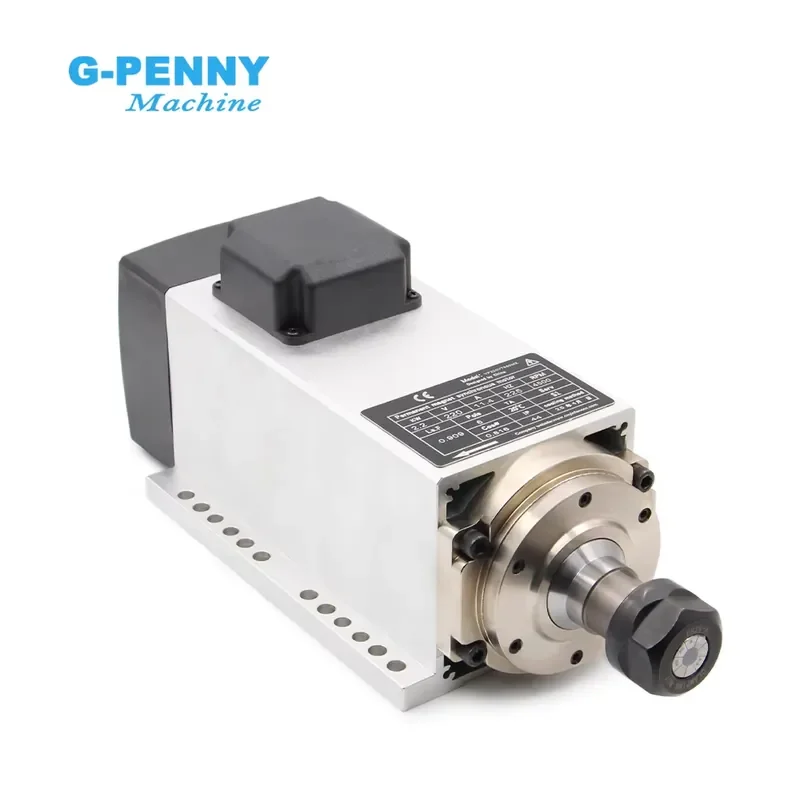 G-Penny 2.2kw ER20 300hz 1000-6000rpm 220v 4.67N.m High Torque Permanent Magnet Spindle Bearing square Air Cooled Spindle
G-Penny 2.2kw ER20 300hz 1000-6000rpm 220v 4.67N.m High Torque Permanent Magnet Spindle Bearing square Air Cooled Spindle