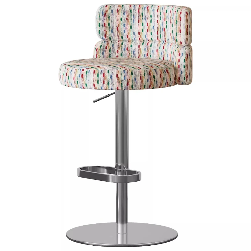 Wabi bar chair designer liftable rotating island table stainless steel fabric bar high
Wabi bar chair designer liftable rotating island table stainless steel fabric bar high