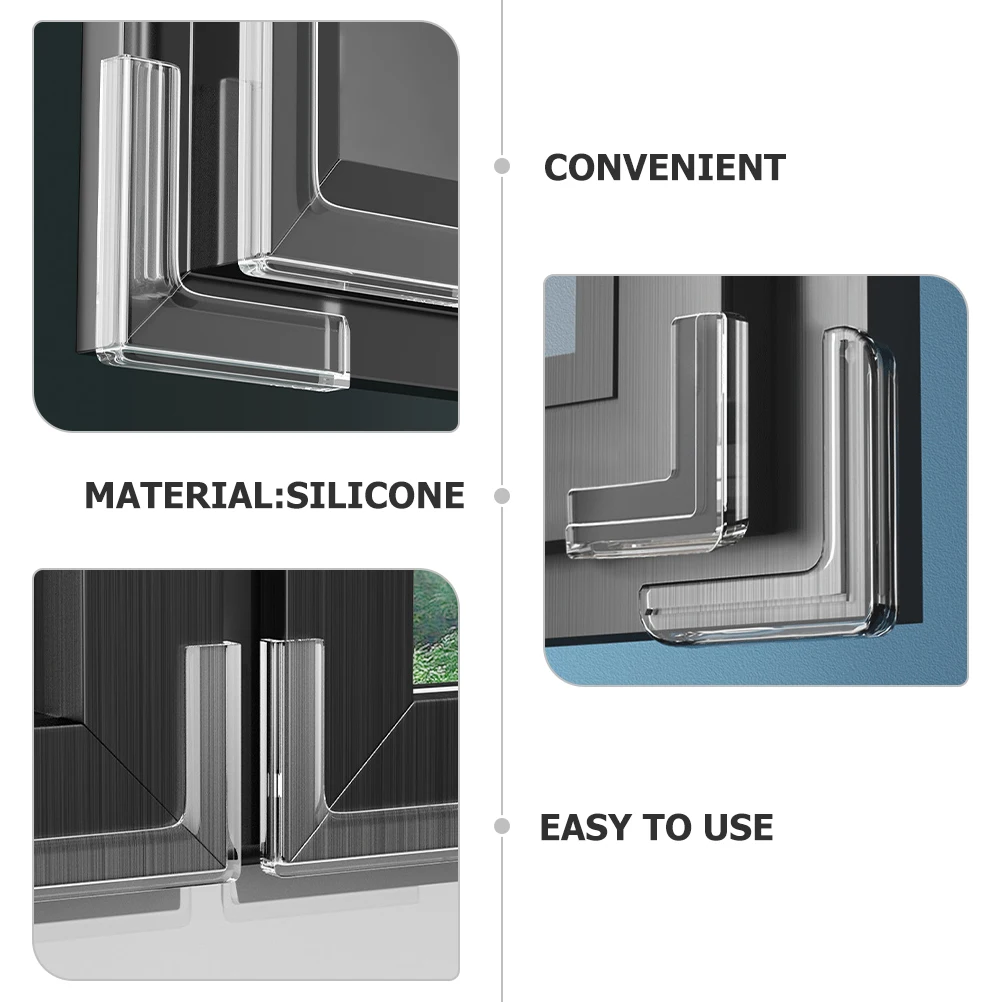 8 Pcs Corner Guards Window Table Furniture Edges Table Corner Covers Protector Silicon Gel Childproof Safety Cover
8 Pcs Corner Guards Window Table Furniture Edges Table Corner Covers Protector Silicon Gel Childproof Safety Cover