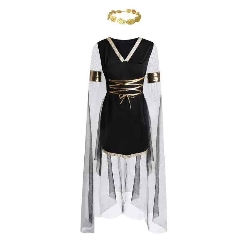 Трансграничный Хэллоуин Косплей Древний римский божняя королева Карнавальный сценический костюм Женский этнический модный костюм Dr
Трансграничный Хэллоуин Косплей Древний римский божняя королева Карнавальный сценический костюм Женский этнический модный костюм Dr
