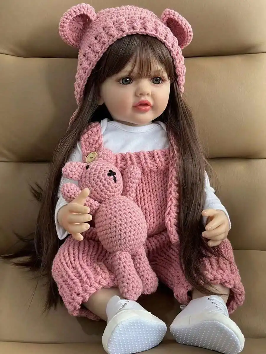 22" Full Body Soft Vinyl Reborn Baby Doll, Lifelike Newborn Girl Princess Toy Gift
22" Full Body Soft Vinyl Reborn Baby Doll, Lifelike Newborn Girl Princess Toy Gift