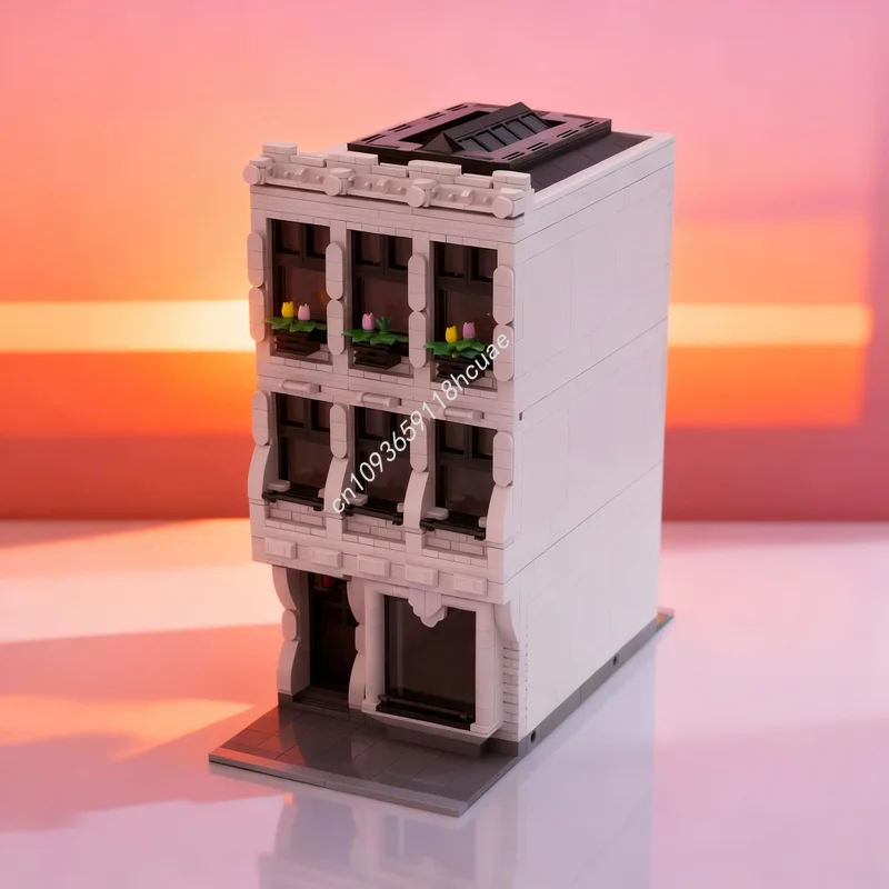 1077 деталей MOC: Модель городской улицы в парижском стиле, полу-модульная, конструктор, развивающая игрушка, идея для подарка на Рождество
1077 деталей MOC: Модель городской улицы в парижском стиле, полу-модульная, конструктор, развивающая игрушка, идея для подарка на Рождество