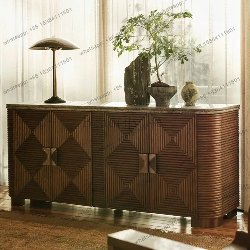 yj57 Medieval style all-solid wood dining side cabinet, retro French dining side cabinet, entrance cabinet, storage designer mod
yj57 Medieval style all-solid wood dining side cabinet, retro French dining side cabinet, entrance cabinet, storage designer mod