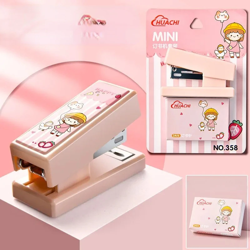 Mini Stapler Set with Staples Cute Paper Binder Stationery Office Binding Tools School Supplies
Mini Stapler Set with Staples Cute Paper Binder Stationery Office Binding Tools School Supplies