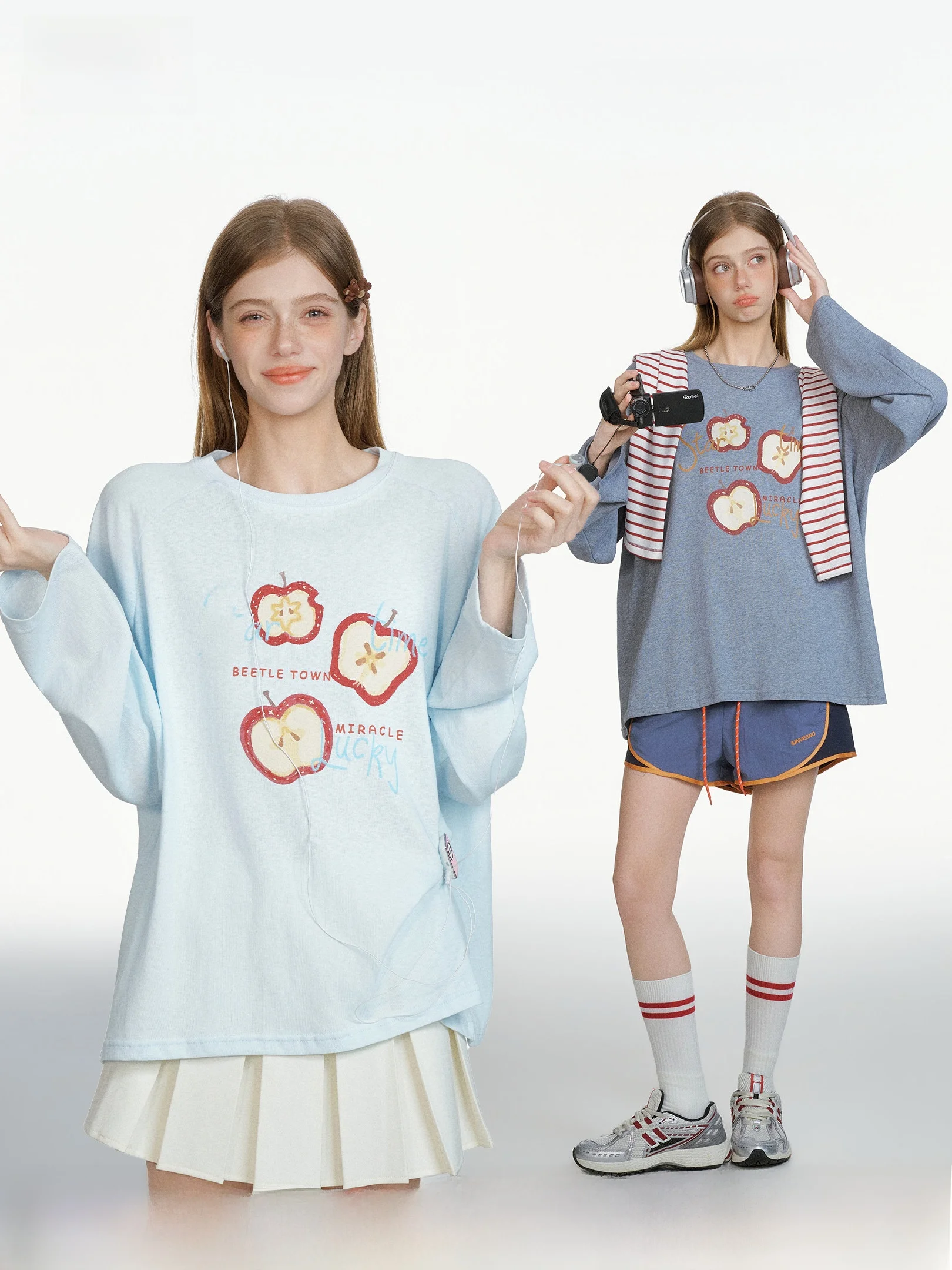 Женская футболка Beetle Town American Sle Fun с круглым вырезом и длинным рукавом, новинка 2026 года, весна-осень, повседневная, хлопковая, полупрозрачная
Женская футболка Beetle Town American Sle Fun с круглым вырезом и длинным рукавом, новинка 2026 года, весна-осень, повседневная, хлопковая, полупрозрачная