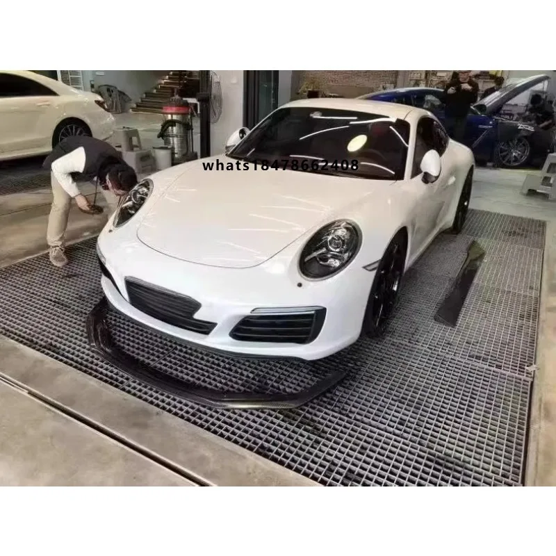 For 911 991.2 Upgraded Carbon Fiber Front Lip Diffuser Spoiler Side Skirt Body Kit car parts body kit conversion kit
For 911 991.2 Upgraded Carbon Fiber Front Lip Diffuser Spoiler Side Skirt Body Kit car parts body kit conversion kit