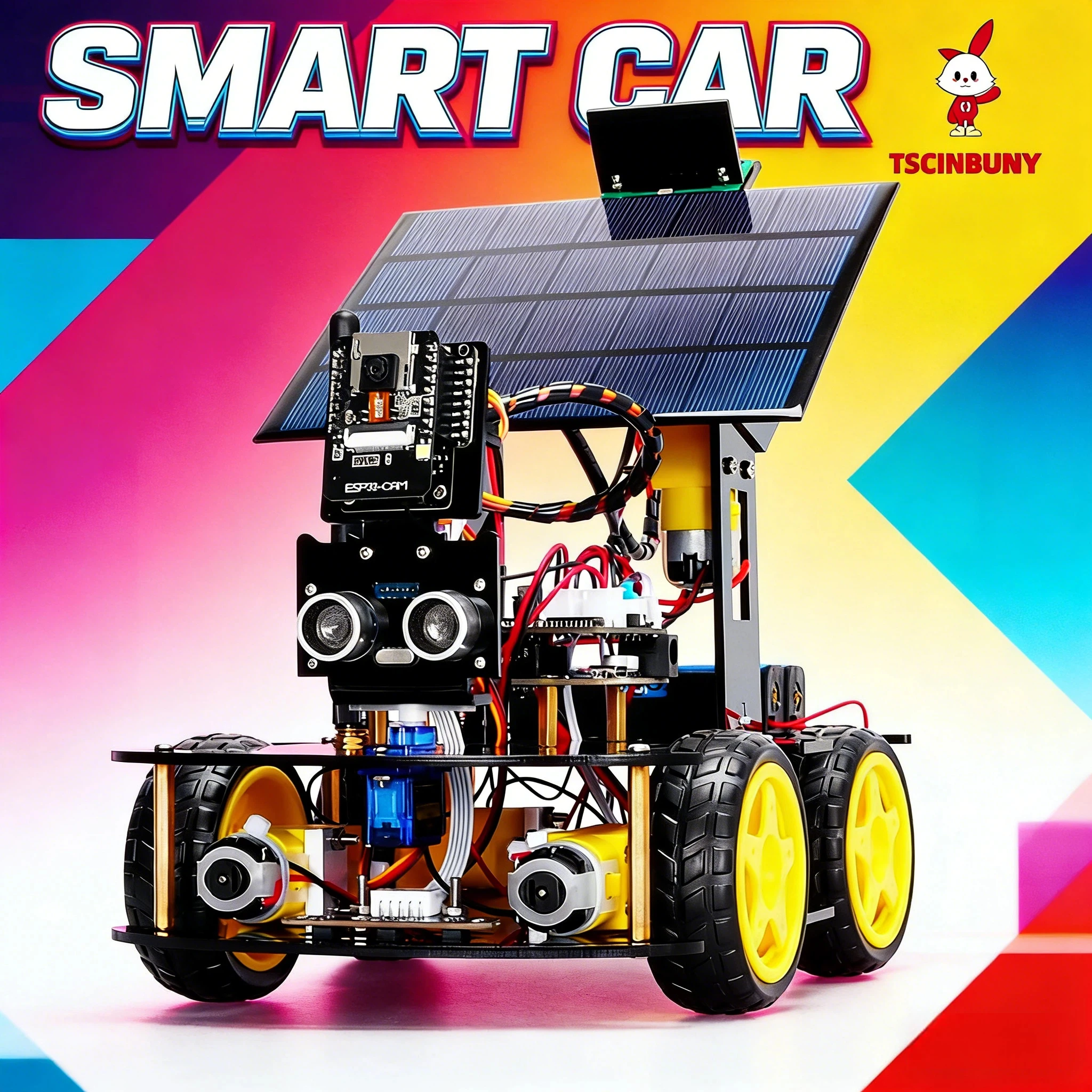 Программируемый робот-автомобиль на солнечной энергии с камерой ESP32, ультразвуковым датчиком и управлением по Wi-Fi для обучения кодированию студентов
Программируемый робот-автомобиль на солнечной энергии с камерой ESP32, ультразвуковым датчиком и управлением по Wi-Fi для обучения кодированию студентов