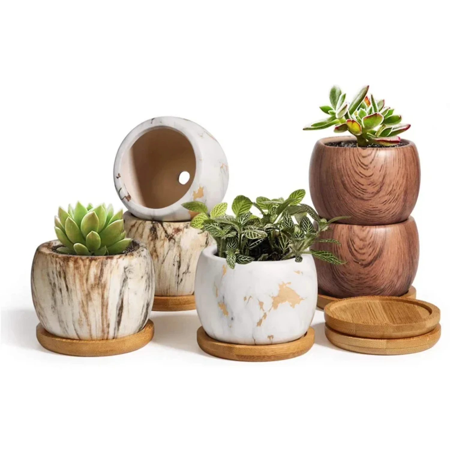 Ceramic Water Transfer Succulent Flower Pots Creative Nordic Gardening Art Vase Office Decorations Gardening Supplies
Ceramic Water Transfer Succulent Flower Pots Creative Nordic Gardening Art Vase Office Decorations Gardening Supplies