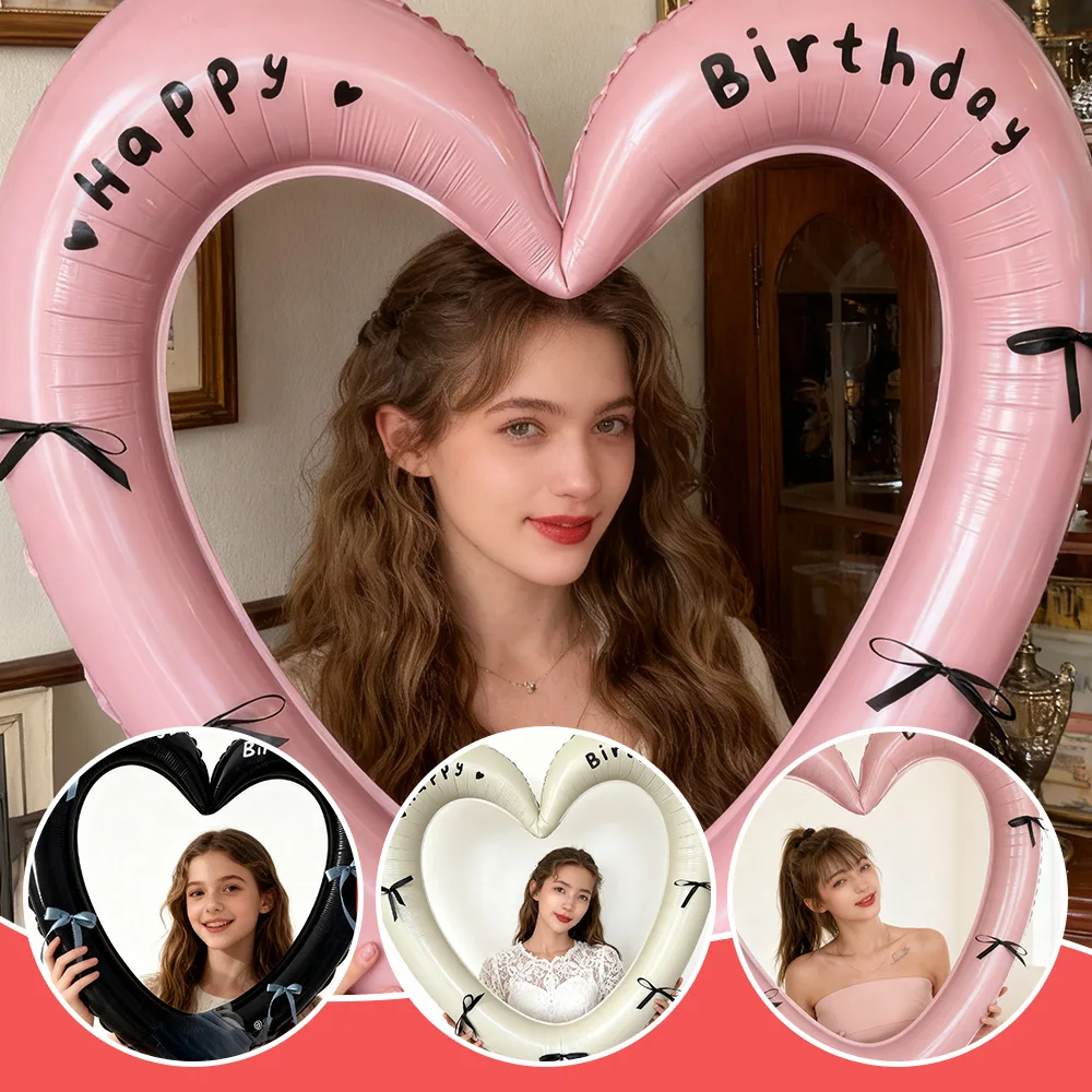 Heart Bow Foil Helium Balloon Birthday Party Wedding Valentine's Decoration Supplies for Kid and Adults Photo Props Accessories
Heart Bow Foil Helium Balloon Birthday Party Wedding Valentine's Decoration Supplies for Kid and Adults Photo Props Accessories