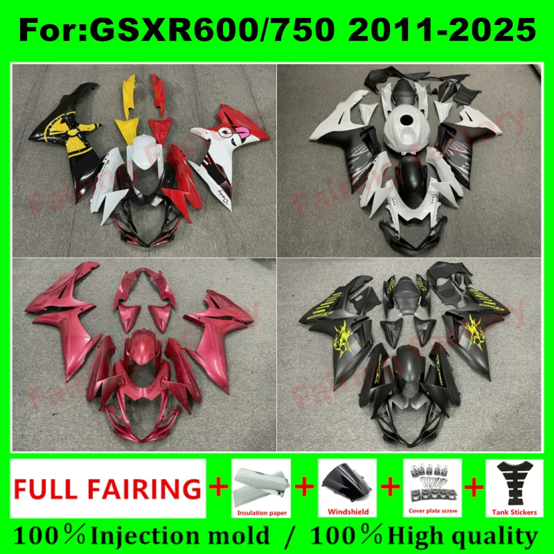Fit for GSXR 600 750 2011 - 2025 K11 gsxr600 gsxr750 2012 2013 2014 2015 full Fairing Kit Motorcycle bodywork Fairings kits zxmt
Fit for GSXR 600 750 2011 - 2025 K11 gsxr600 gsxr750 2012 2013 2014 2015 full Fairing Kit Motorcycle bodywork Fairings kits zxmt