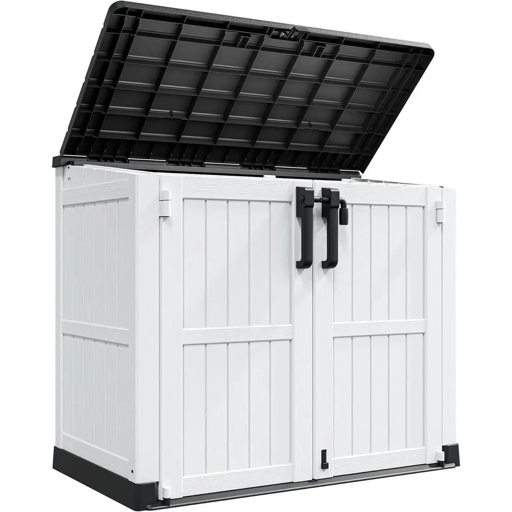 Outdoor Storage Cabinet 36 Cu t with Lockable Do, Portable Horizontal Resin Storage Shed -Easy to Assemble, Waterproo Outdoor St
Outdoor Storage Cabinet 36 Cu t with Lockable Do, Portable Horizontal Resin Storage Shed -Easy to Assemble, Waterproo Outdoor St