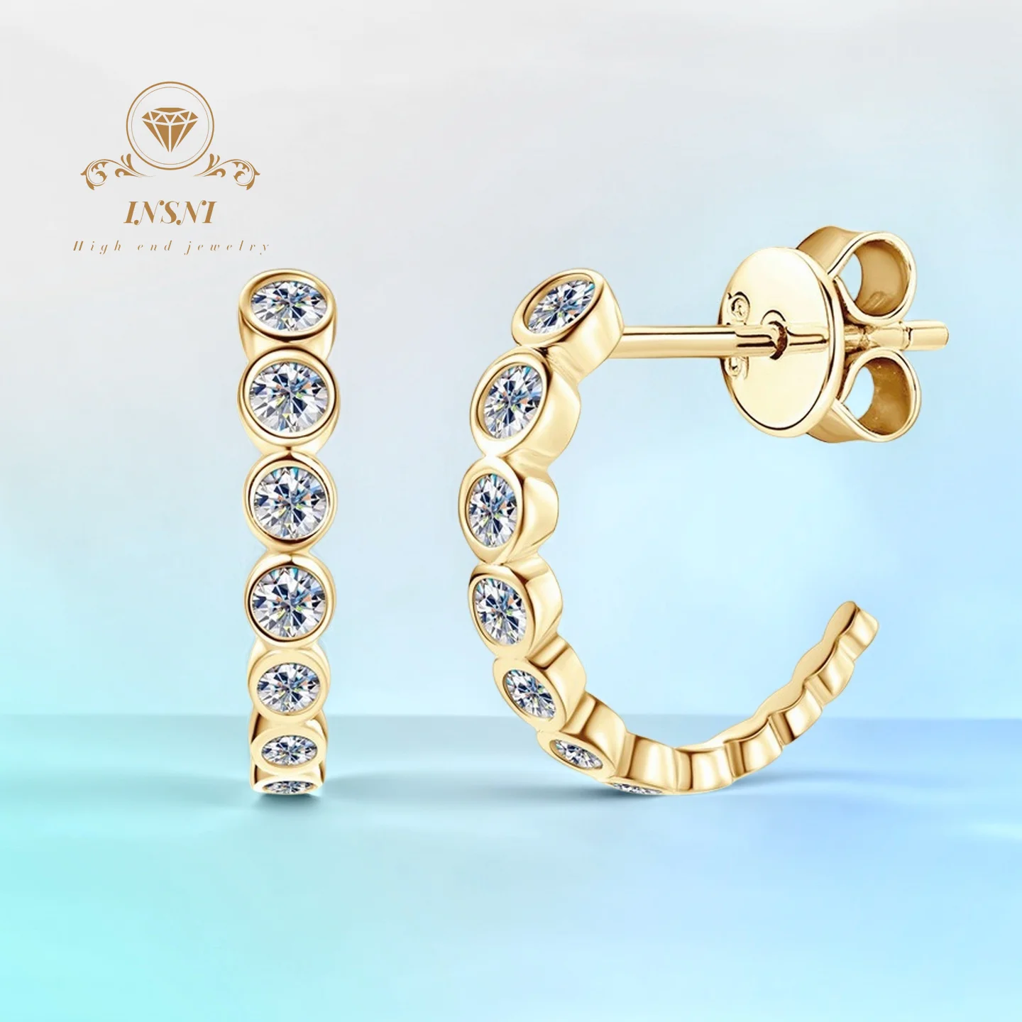 C-shaped Moissanite Earrings for Women Unique Stylish D color Not allergic Ready Certified Luxury Premium Elegant Jewelry
C-shaped Moissanite Earrings for Women Unique Stylish D color Not allergic Ready Certified Luxury Premium Elegant Jewelry